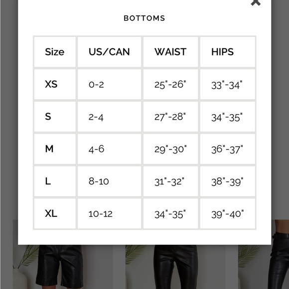 Kiera Faux Leather Flare Shorts - Picture 6 of 6